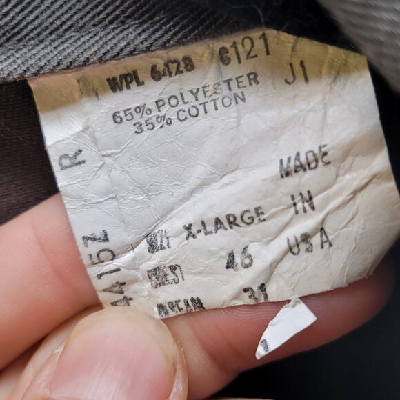 Vintage Carhartt Style Utility Coveralls Made in USA Men's XL - Picture 11 of 13